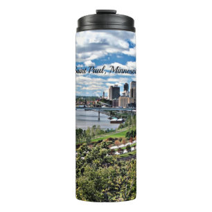 Landschaft von Saint Paul, Minnesota Thermosbecher