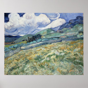 Landschaft von Saint-Remy von Vincent Van Gogh Poster