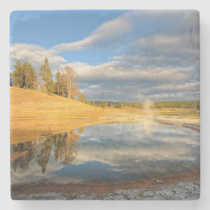Landschaft von Yellowstone Steinuntersetzer