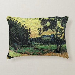 Landschaft w Schloss Auvers von Vincent van Gogh Dekokissen