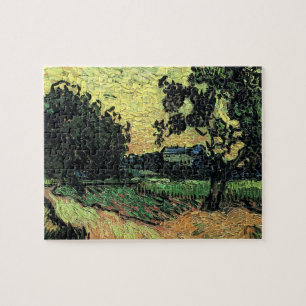 Landschaft w Schloss Auvers von Vincent van Gogh Puzzle