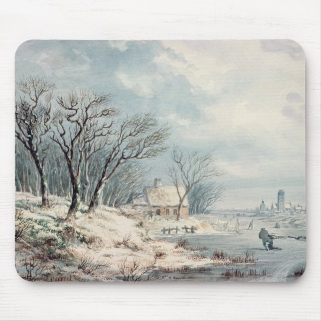 Landschaft: Winter Mousepad (Vorne)