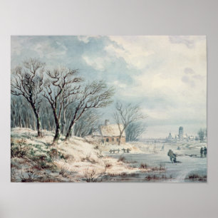 Landschaft: Winter Poster