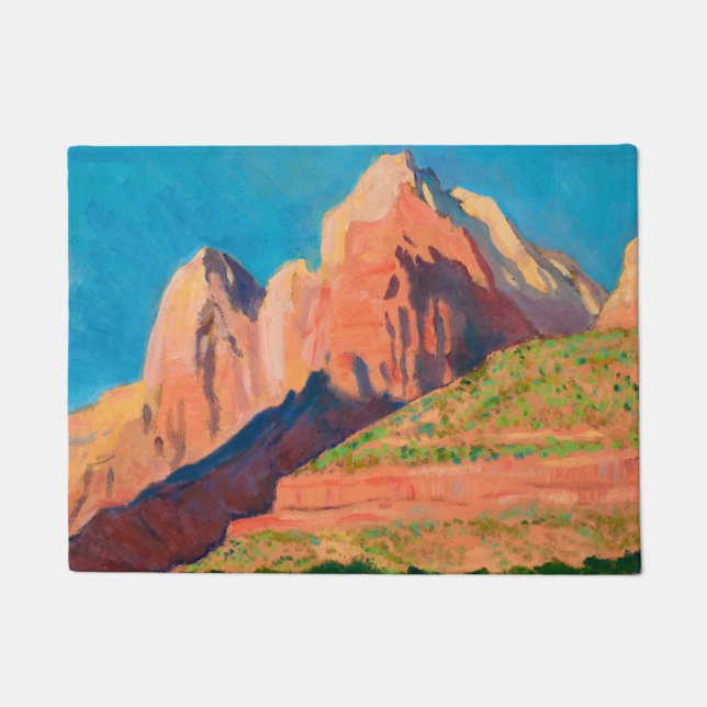 Landschaft, Zion Nationalpark von Maynard Dixon Fußmatte (Vorderseite)