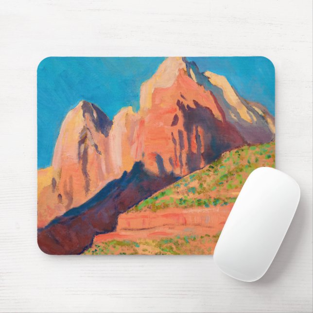 Landschaft, Zion Nationalpark von Maynard Dixon Mousepad (Mit Mouse)