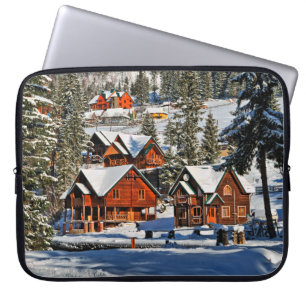 Landschaftberg,skilift,schnee,winter,aktiv,luft,ka Laptopschutzhülle