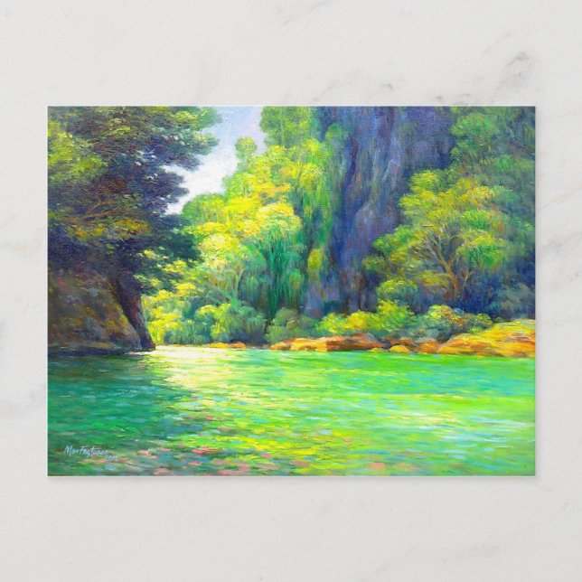 Landschaften auf den Philippinen Postkarte (Vorderseite)