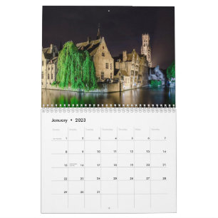 Landschaften Brügge Kalender