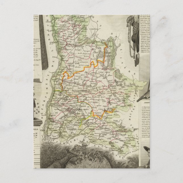 Landschaften Postkarte (Vorderseite)