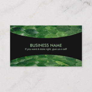 Landschaften Slogans Business Cards Visitenkarte