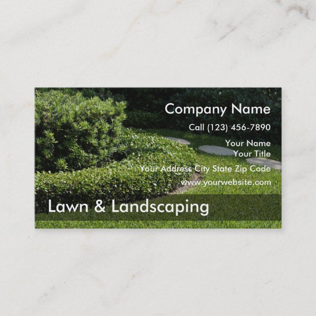 Landschaften von Visitenkarten Visitenkarte (Vorderseite)