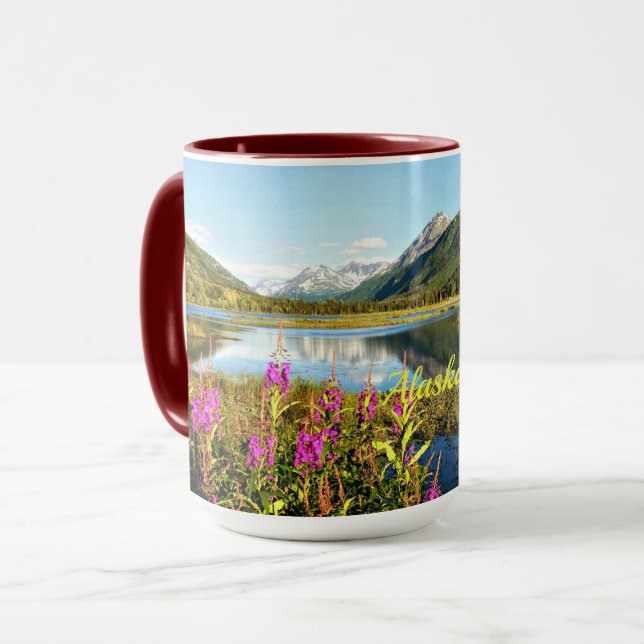 Landschaftlich Alaska, Tasse (Vorderseite Links)