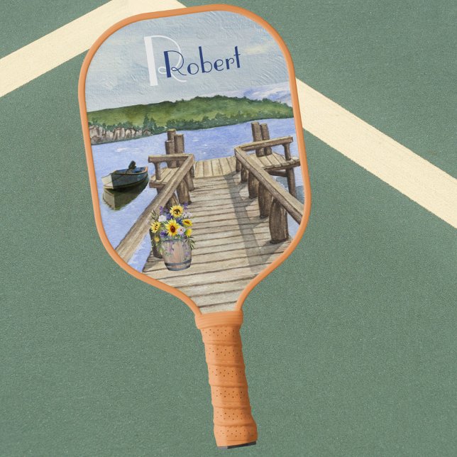 Landschaftlich am See Pickleball Schläger (Von Creator hochgeladen)