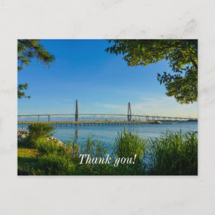 Landschaftlich Arthur Ravenel Bridge Postkarte