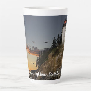 Landschaftlich Bar Harbour Lighthouse Milchtasse