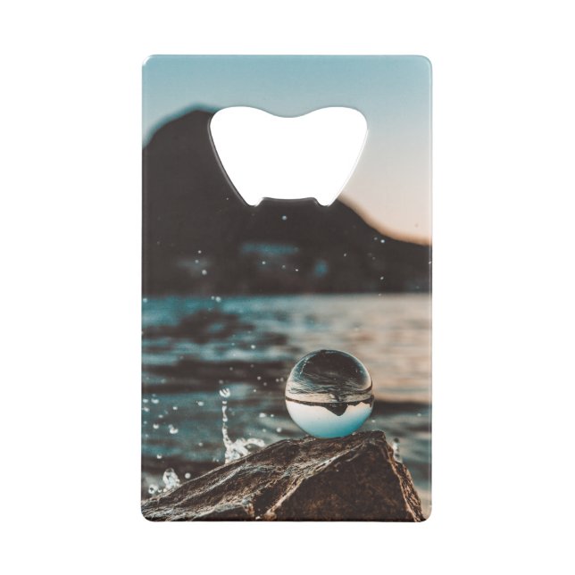 Landschaftlich Beach Art Ocean Images Fotografie C Geldbeutel Flaschenöffner (Rückseite)