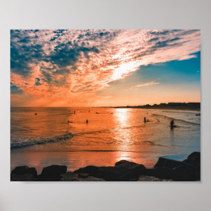 Landschaftlich Beach Art Ocean Images Fotografie C Poster