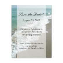 Landschaftlich Beach Hochzeit in Urlaubsort Save t