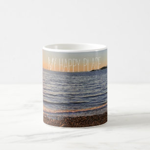 Landschaftlich Beach Sunset Foto Magnet Kaffeetasse