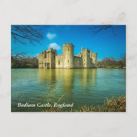 Landschaftlich Bodiam Castle in East Sussex Englan