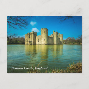 Landschaftlich Bodiam Castle in East Sussex Englan Postkarte