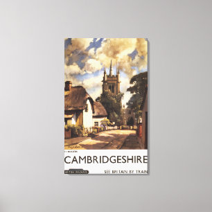 Landschaftlich Country View British Railposter Leinwanddruck