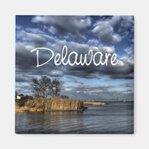 Landschaftlich Delaware USA Staat Souvenir Kühlsch Magnet