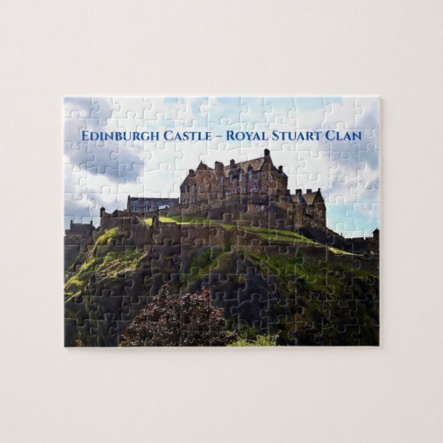 Landschaftlich Edinburgh Castle Scotland Royal Stu Puzzle (Horizontal)