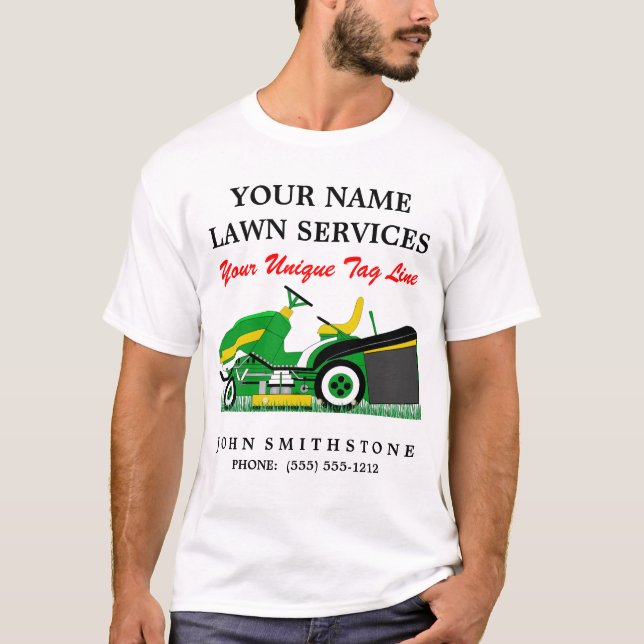 Landschaftlich gestalten| Groundskeeping Service T-Shirt (Vorderseite)