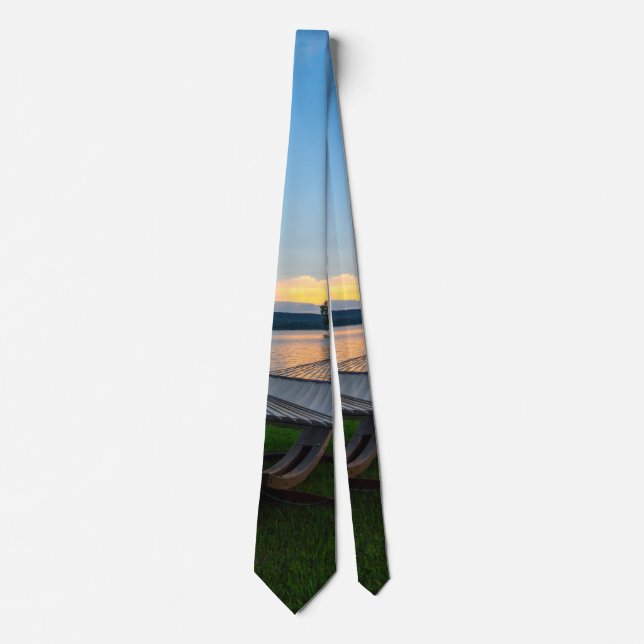 Landschaftlich Hammock Neck Tie Krawatte (Vorderseite)