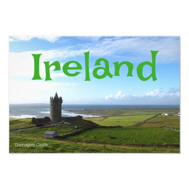 Landschaftlich Irland Doonagore Castle Wall Poster (Vorne)