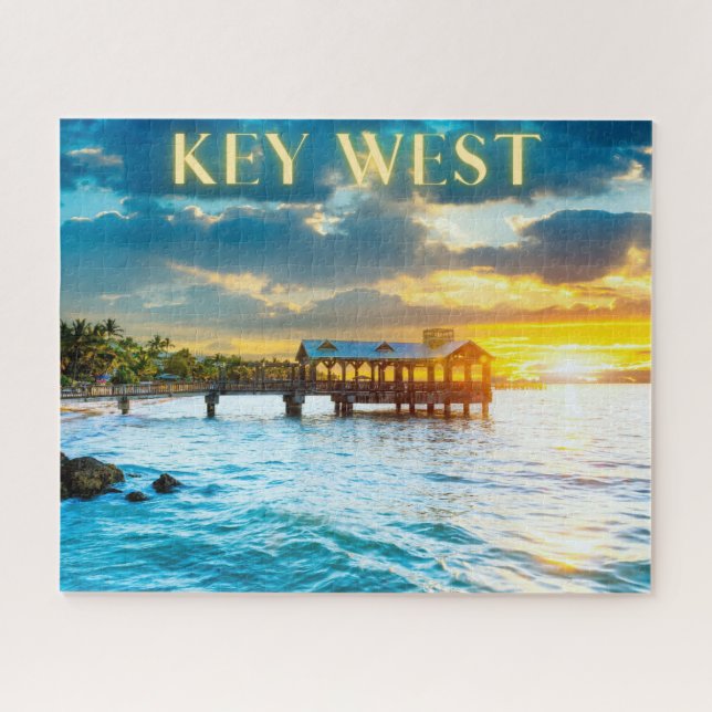 Landschaftlich Key West Pier Puzzle (Horizontal)