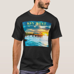 Landschaftlich Key West Pier T-Shirt