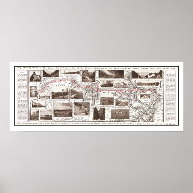 Landschaftlich limitierte Route - Poster (Vorne)