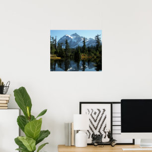 Landschaftlich Mount Shuksan, Washington Fotografy Poster