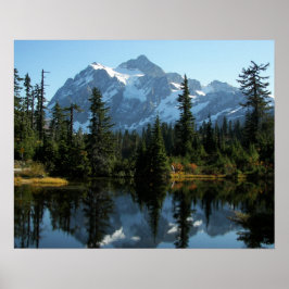 Landschaftlich Mount Shuksan, Washington Fotografy Poster