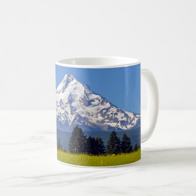 Landschaftlich Mt Hood Kaffeetasse (VorderseiteRechts)