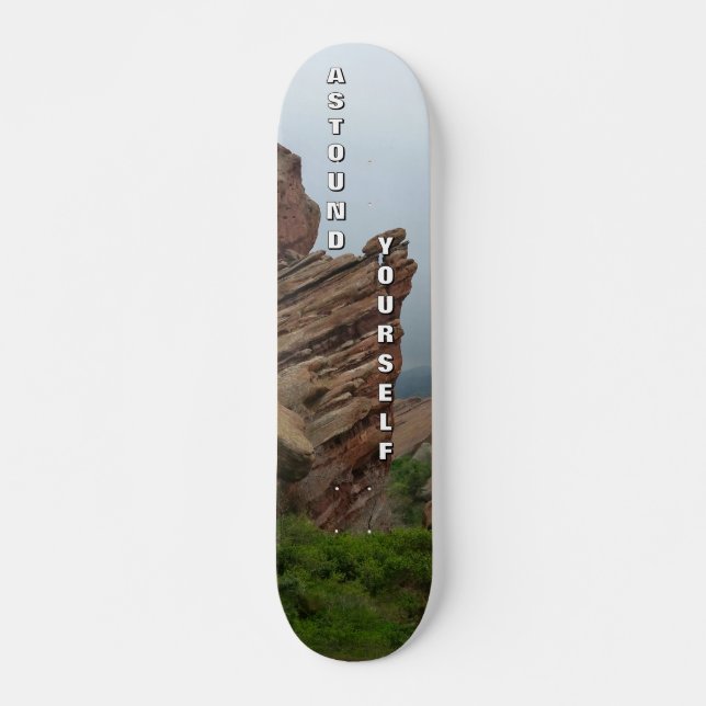Landschaftlich Red Rocks Colorado Skateboard (Vorne)