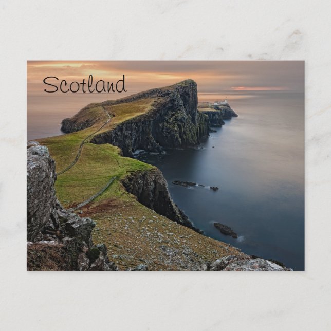Landschaftlich Schottland Seascape Postkarte (Vorderseite)