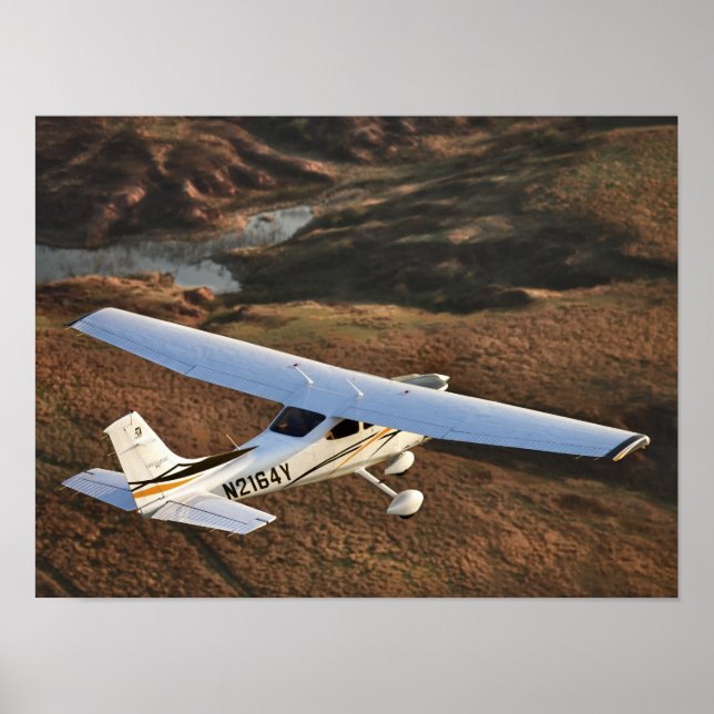 Landschaftlich Skylane Poster (Vorne)