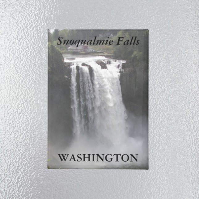 Landschaftlich Snoqualmie Falls, Washington Magnet (In Situ Fridge)