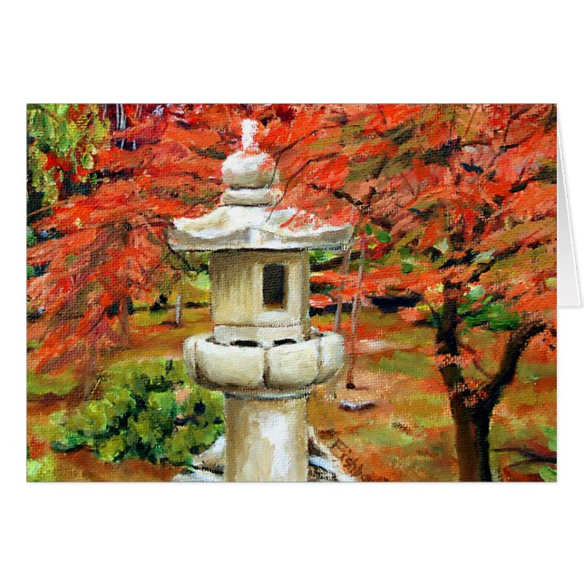 Landschaftlich St Louis Missouri Japanischer Garte (Vorderseite (Horizontal))