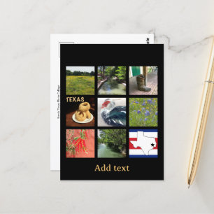 Landschaftlich Texas Postkarte