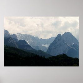 Landschaftliche Alpen Foto Poster