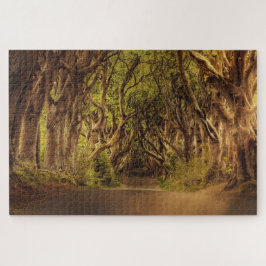 Landschaftliche Ansicht Dunkle Hecken | Wald in No Puzzle