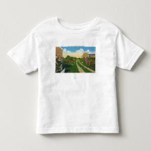 Landschaftliche Ansicht von Möven-Insel Kleinkind T-shirt