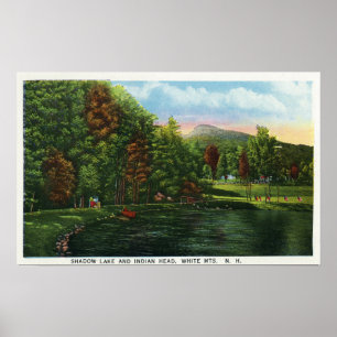 Landschaftliche Ansicht von Shadow See und von Poster