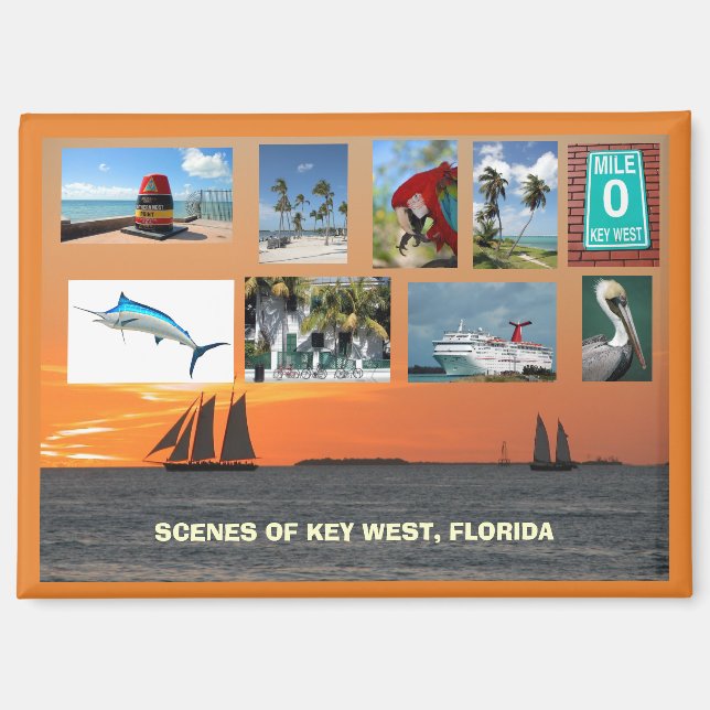 Landschaftliche Ausblicke West, Florida Magnet
