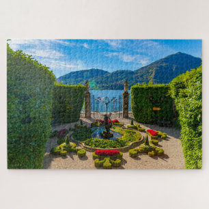 Landschaftliche Aussicht auf den Garten in Villa a Puzzle