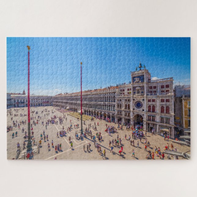 Landschaftliche Aussicht auf den San Marco Platz,  Puzzle (Horizontal)
